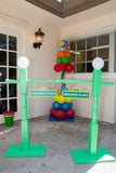 3ft Tall Sesame Street inspired Lamp Post Rental, Local Sesame Street Prop Rental, Sesame Street Lamp Post