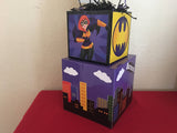Batgirl DC SuperHero Girl Centerpiece, batgirl superhero centerpiece, batgirl DC superhero party supplies