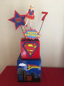 SuperGirl DC superhero Centerpiece