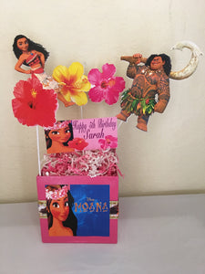 Moana Hawaiian party, Moana Hawaiian theme girls party