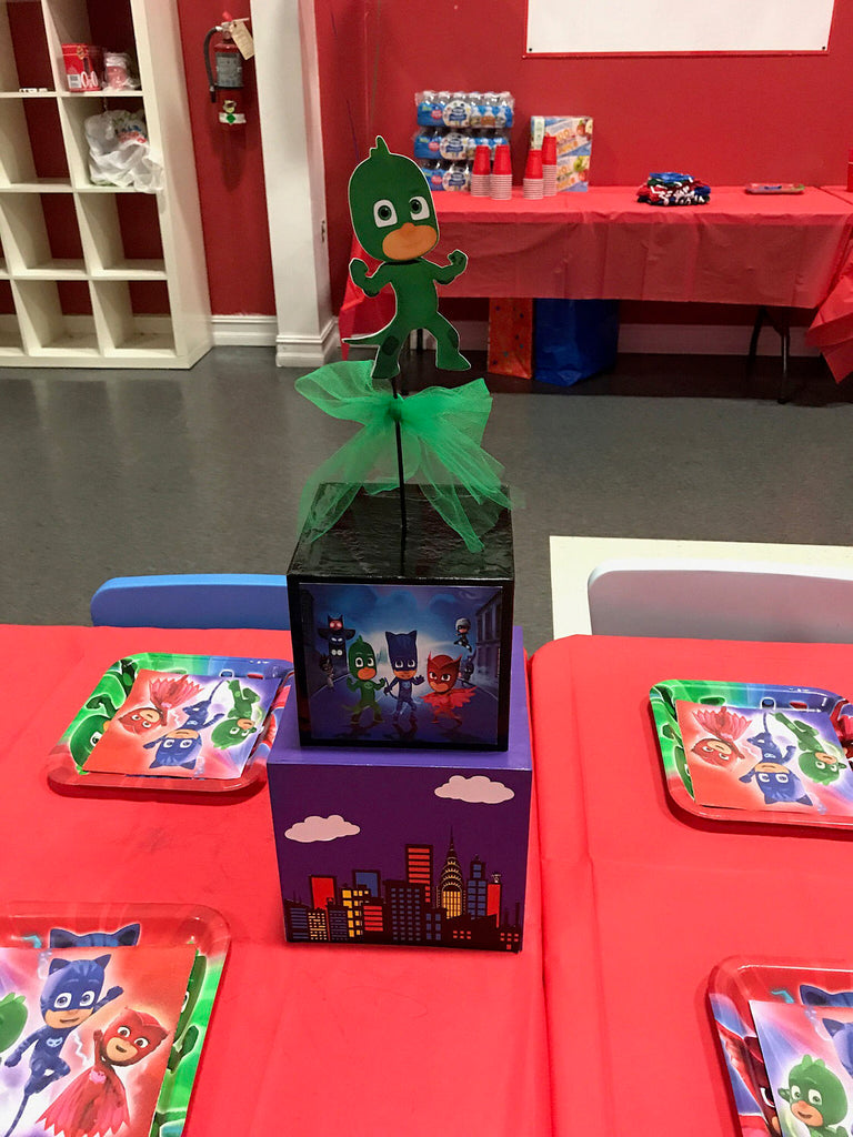 PJ Mask Inspired Centerpiece PJ Mask Party Decorations PJ Mask Theme pj-mask-inspired-centerpiece-pj-mask-party-decorations-pj-mask-theme