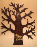 Thanksgiving Tree, Giving Thanks Tree, Hand Made Wooden Family Tree, Family Tree, Holiday Gift Ideas