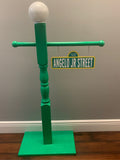 3ft Tall Sesame Street inspired Lamp Post Rental, Local Sesame Street Prop Rental, Sesame Street Lamp Post