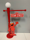 21 inch Sesame Street inspired Lamp Post, Sesame Street Party, Sesame Street Centerpiece, Sesame Street Party Props