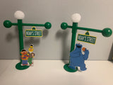 Sesame Street inspired 9 inch lamp post, sesame street party favor, Sesame Street inspired party decoration
