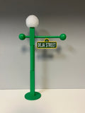 Sesame Street inspired 9 inch lamp post, sesame street party favor, Sesame Street inspired party decoration