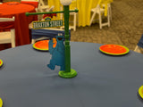21 inch Sesame Street inspired Lamp Post, Sesame Street Party, Sesame Street Centerpiece, Sesame Street Party Props