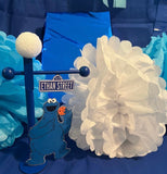 Sesame Street inspired 9 inch lamp post, sesame street party favor, Sesame Street inspired party decoration