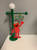 Sesame Street inspired 9 inch lamp post, sesame street party favor, Sesame Street inspired party decoration