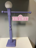 21 inch Sesame Street inspired Lamp Post, Sesame Street Party, Sesame Street Centerpiece, Sesame Street Party Props