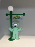 Sesame Street inspired 9 inch lamp post, sesame street party favor, Sesame Street inspired party decoration