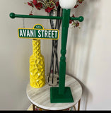 21 inch Sesame Street inspired Lamp Post, Sesame Street Party, Sesame Street Centerpiece, Sesame Street Party Props