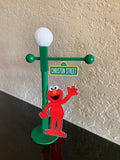 Sesame Street inspired 9 inch lamp post, sesame street party favor, Sesame Street inspired party decoration