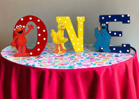 Sesame Street Themed Letter or Number, Sesame Street party decorations