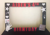 Michael Jackson- KING OF POP Themed Photo Prop Frame-wooden, Michael Jackson Party Decor