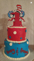 Seuss cake topper, thing 1 thing 2 decor