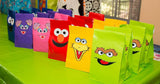  Sesame Street Favor Bags, Sesame Street gift bags, Sesame Street party