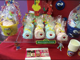 Elmo Cotton candy Favors, (12), Sesame Street party favors, Sesame Street party, Sesame Street gift, Elmo party favors, cotton candy favor