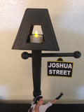 Michael Jackson inspired Lamp Post, Michael Jackson Street Lamp, Michael Jackson Billie Jean Street Lamp Scene