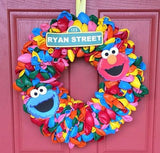 Elmo Face Cut outs (12), Sesame Street party decoration, Sesame Street party supplies, Sesame Street favors, Sesame Street