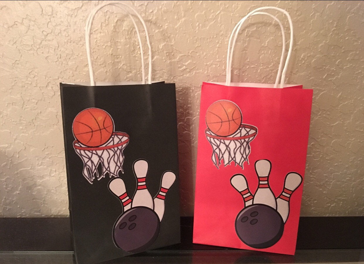 Bolling With 5: Take Me Out To The Ball Game - Favor Bags!