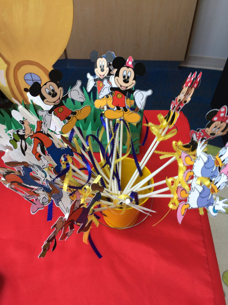 Mickey and Friends Wands (12), Mickey and Friends favors, Mickey and friends Party decorations, Mickey Mouse decorations, Mickey Pals