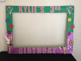 Tinker bell inspired Photo Prop Frame, Tinker bell party decorations