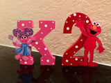 Sesame Street Inspired Themed Letter or Number, Sesame Street party decorations
