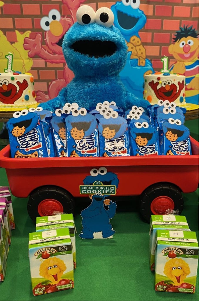 Cookie Monster Sesame street Birthday Party Ideas