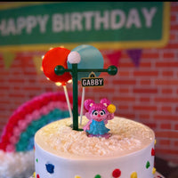 Sesame Street Lamp Post, Sesame Street Party, Sesame Street lamp post, favor, cake topper, placecard- mini 6 inches, Sesame Street Party Props