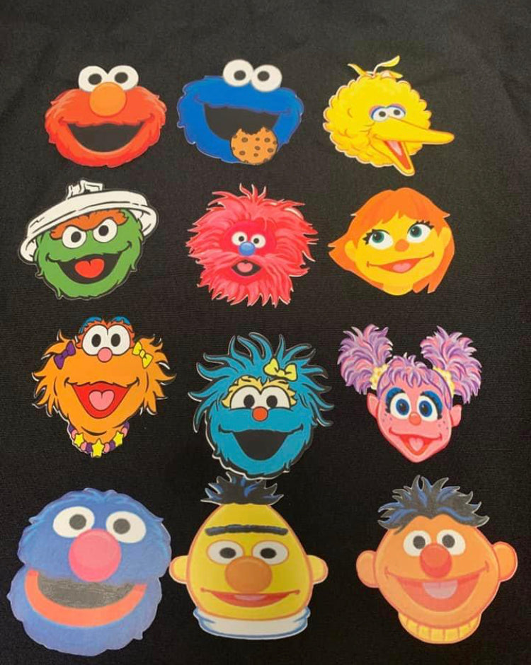 Sesame Street Character face Sesame Street party decorations, | Parties
