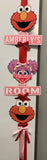 Sesame Steet sign,Sesame Street Character door sign