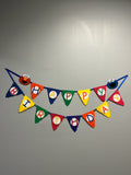 Sesame Street Happy Birthday Banner, Sesame Street party decorations