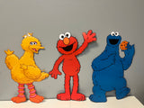 Sesame Street Cutouts, Sesame Street Character Cutouts, Elmo Cutout, Big Bird Cutouts, Sesame Street cutout, Sesame Street decorations