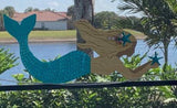 Mermaid Beach Decor, Mermaid Wall Art, Mermaid Prop, Girls Mermaid Room decor