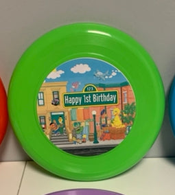 Frisbees Sesame Street Inspired personalized