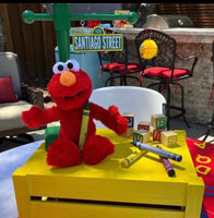 14 inch Sesame Street Sign with Lamp Post, Sesame Street Party, Sesame Street Centerpiece, Sesame Street Party Props