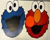 Pin the Nose on Elmo, Cookie Monster, Sesame Street Party games, Sesame Street Party decorations, Sesame Street Party supplies, Sesame Street Party ideas