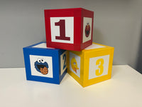 ABC 123 BLOCKS Sesame Street inspired