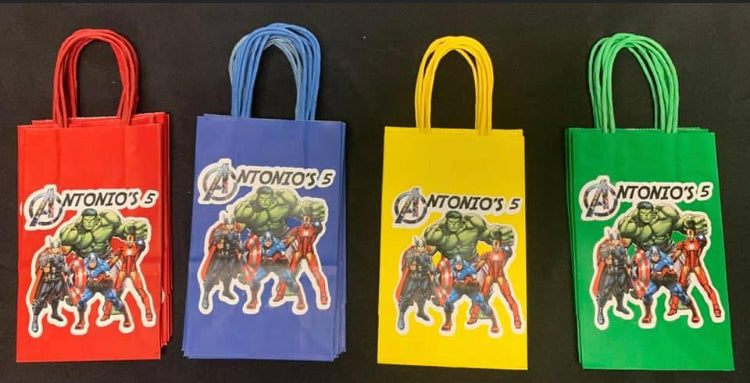 Amazon.com: YNOUU Flash Party Bags superhero paper bags, Contains 16 pcs  Paper Bags,Hero Theme Birthday Party Decorations and Supplies : Toys & Games