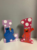Sesame Street Inspired Themed Letter or Number, Sesame Street party decorations