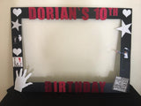 Michael Jackson- KING OF POP Themed Photo Prop Frame-wooden, Michael Jackson Party Decor